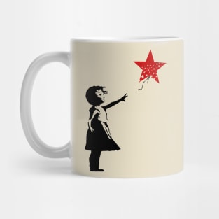 Banksy Little Girl with Balloon Mug